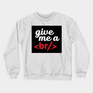 Coding Cards, Colorful Graphics Filled With HTML Coding Jokes Crewneck Sweatshirt